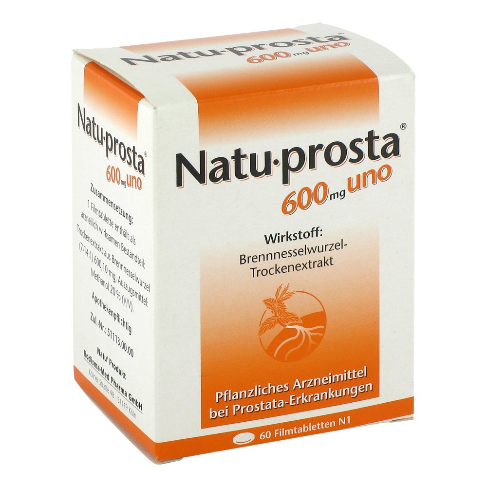 Rodisma-Med Pharma GmbH Natu-prosta 600mg uno 02680795