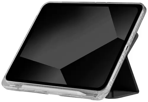 STM Goods Opp Tablet-Cover Apple iPad 10.9 (Gen.10, 2022), iPad 10.9 (A16, 2025) 27,7cm (10,9 ) Book Cover Schwarz, Transparent