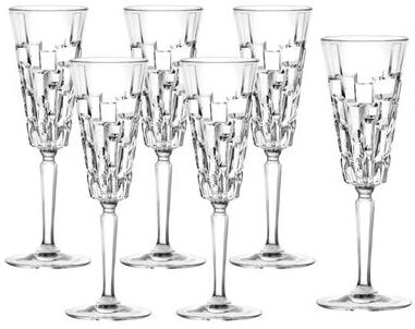 Lorren Home Trends Etna Set of 6 Flute Goblets