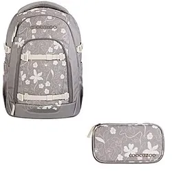 Coocazoo Mate Vanilla Bloom Schulrucksack Set 2tlg