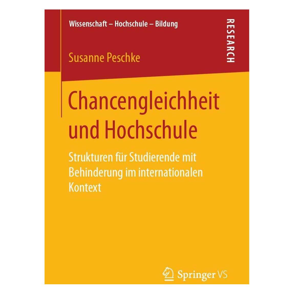 Springer Chancengleichheit und Hochschule (Deutsch, Softcover, Susanne Peschke) (25453800)