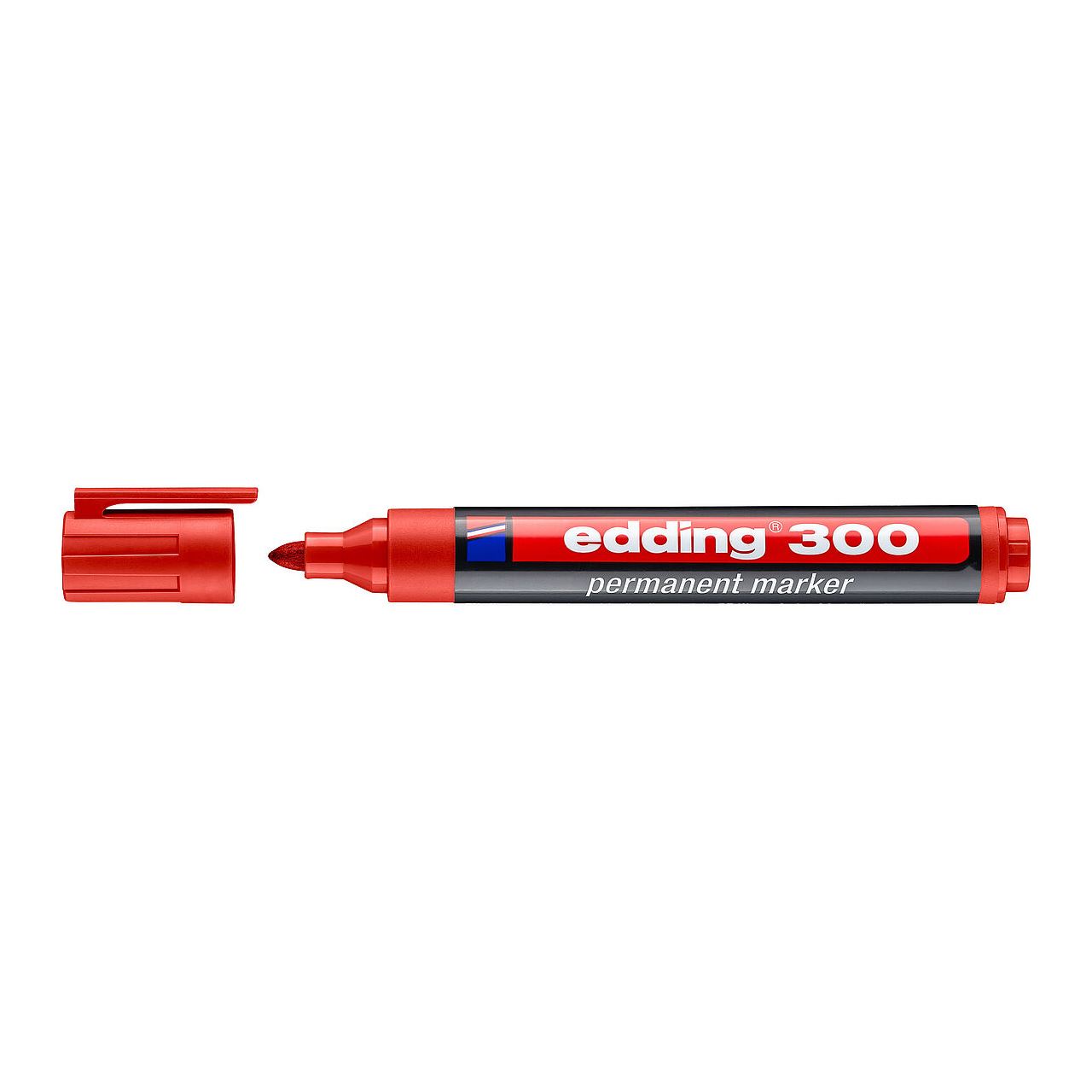edding 300 Permanentmarker rot 1,5 - 3,0 mm, 10 St.