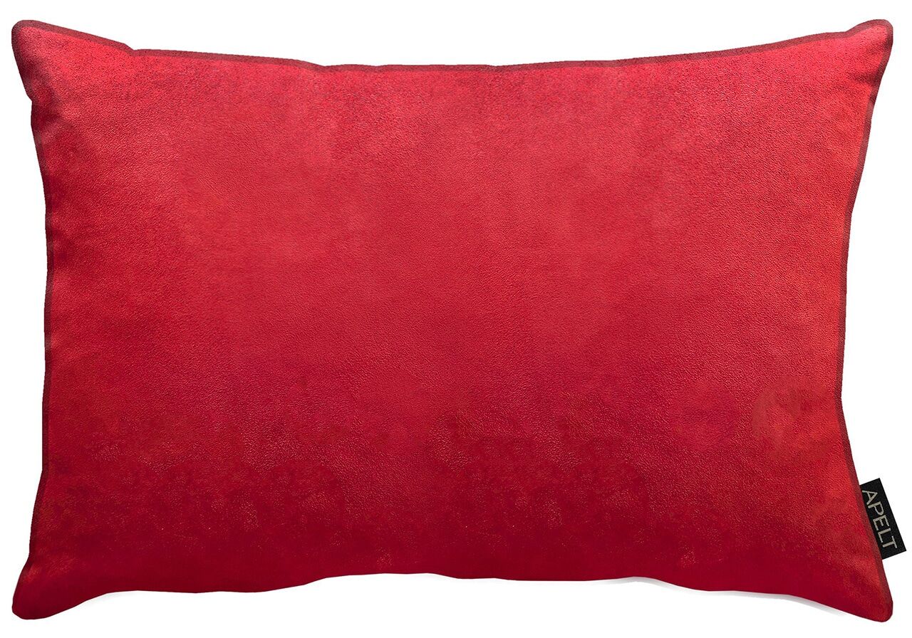 Dekokissen APELT "Magnus", rot (rot, unifarben), B:40cm H:5cm L:60cm, Polyester, Dekokissen_Sitzkissen_Kissenhüllen, Dekokissen rot, unifarben B/L: 40cm x 60cm, 1 Stk.