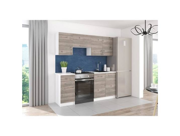 Cuisine Leco Dab Nelson 180 cm sans plan de travail