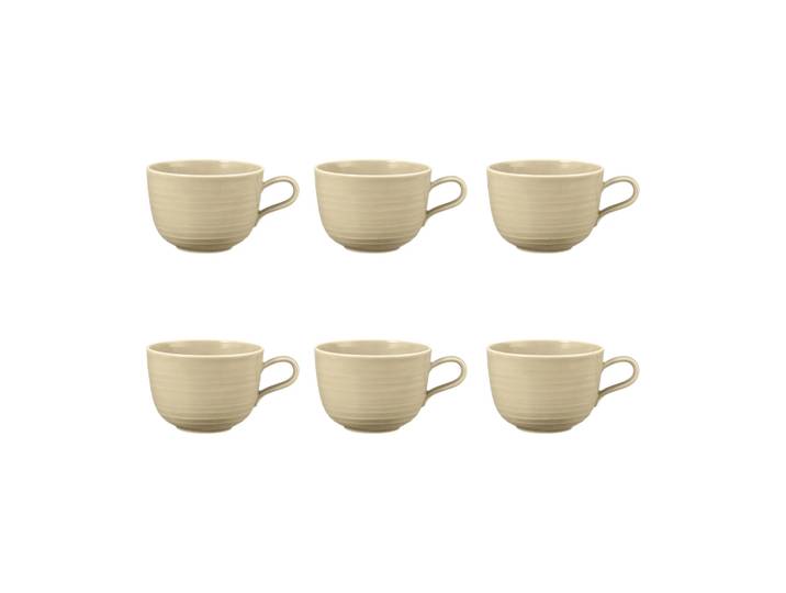 Seltmann Weiden Tasse Terra 38 cl, lot de 6 Sand Beige