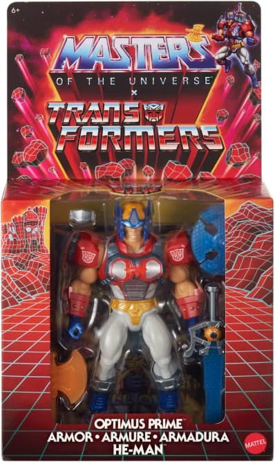 Masters of the Universe Transformers Optimus Prime He-Man