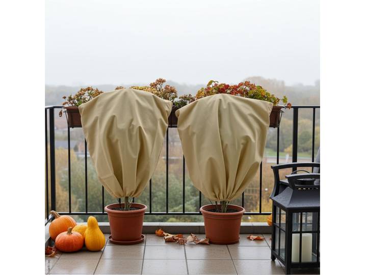 2er Set Pflanzenabdeckungen als Winterschutz 100 x 80 cm