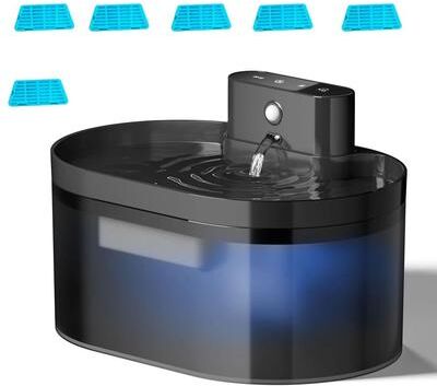Uplifted Finds Runway Smart Wireless Induction Pet Fountain pet Water A 6 Chips