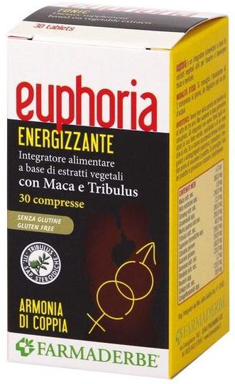 Farmaderbe Euphoria Integratore Energizzante 30 Compresse