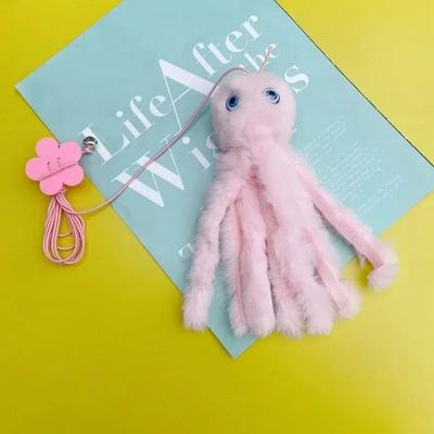 Inspire Select Hanging Door Bungee Cat Toy Elastic Swing Teaser For Self Play, Boredom Relief & Indoor Exercise pink B