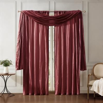 Threadmade Athena Rod Pocket Curtain Panel Set of 3
