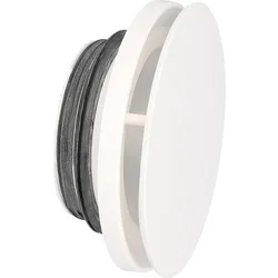 Zu- und Abluft Tellerventil 125 mm, Kunststoff weiß