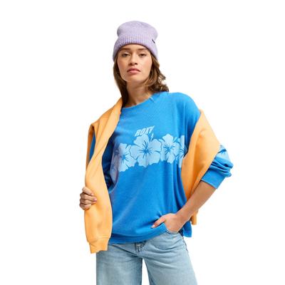 Funktionstop ROXY "Eastside Midweight", Damen, Gr. M, super sonic, Obermaterial: 60% Baumwolle, 40% Polyester., Tops