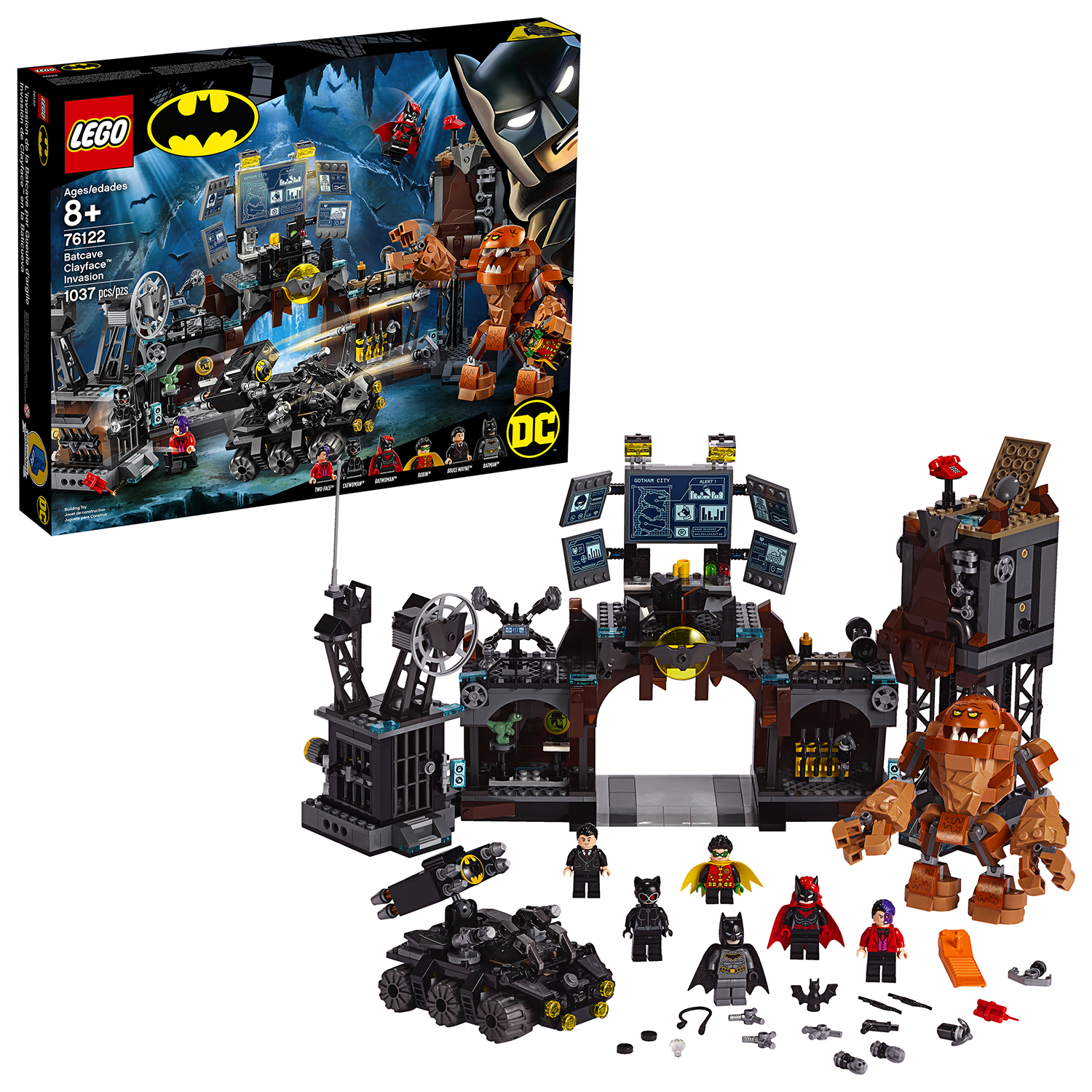 LEGO DC Universe Super Heroes Clayface Invasion in die Bathöhle, 76122