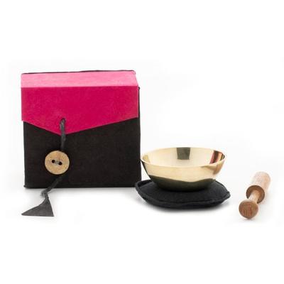 Mini-Klangschale in pinker Box