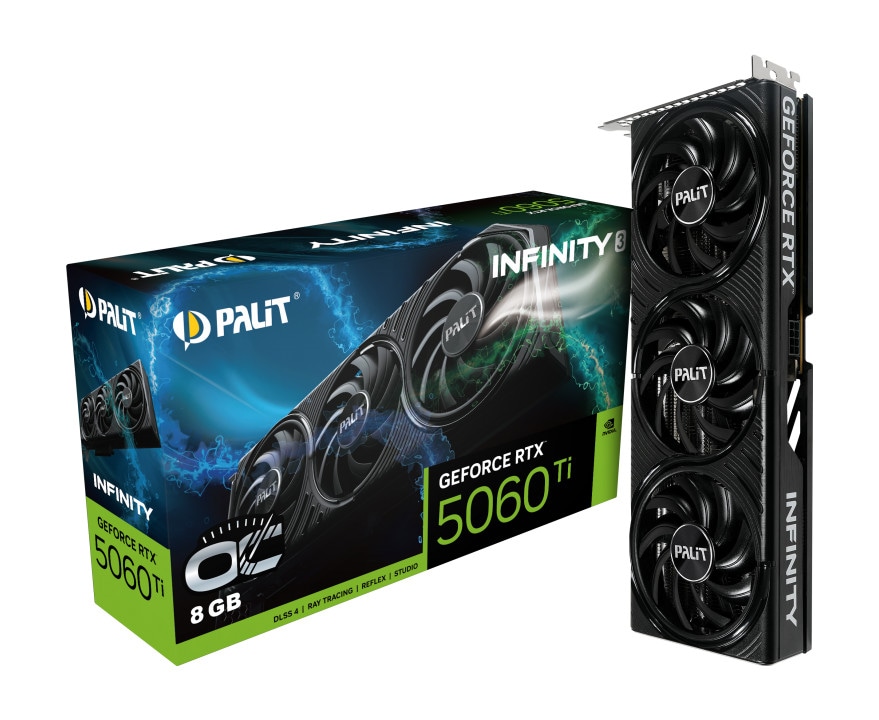 PALIT GeForce RTX 5060 Ti Infinity 3 OC Grafikkarte 8 GB
