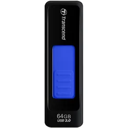 Transcend JetFlash 760 (64 GB, USB-A), USB Stick, Schwarz, Blau