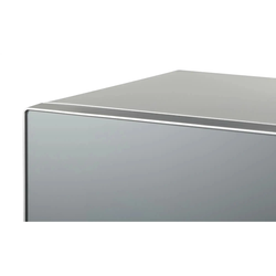 KHG Mikrowelle  MW-20.1GSS , silber , Kunststoff,Glas,Metall , Maße (cm): B: 45,2 H: 26,2 T: 36.3