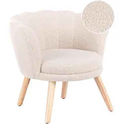 KINDERSESSEL Bouclé Hellbeige Halby