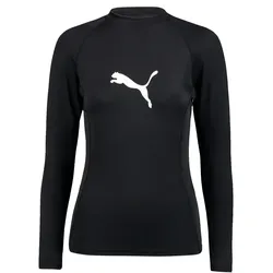 PUMA Swim langarm Rashguard Shirt Damen 01 - black M