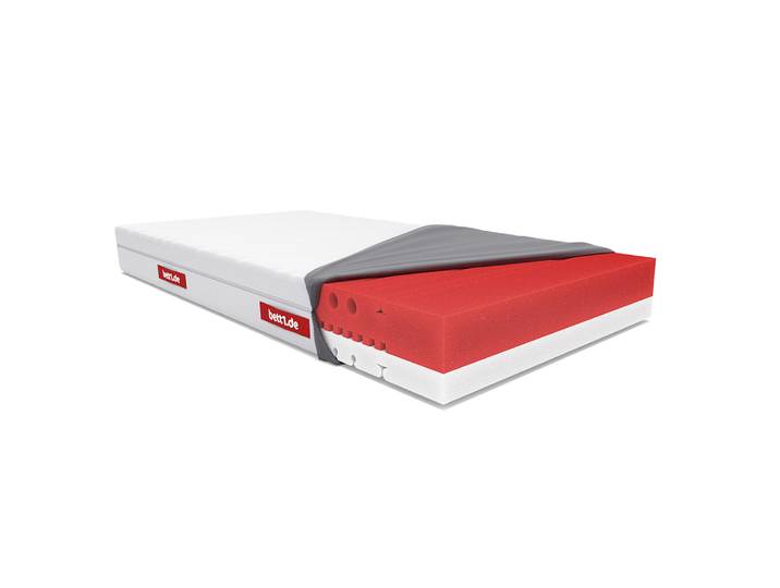 bett1.de BODYGUARD® Anti-Kartell-Matratze® Weich, Härtegrad weich/fester, 80x210