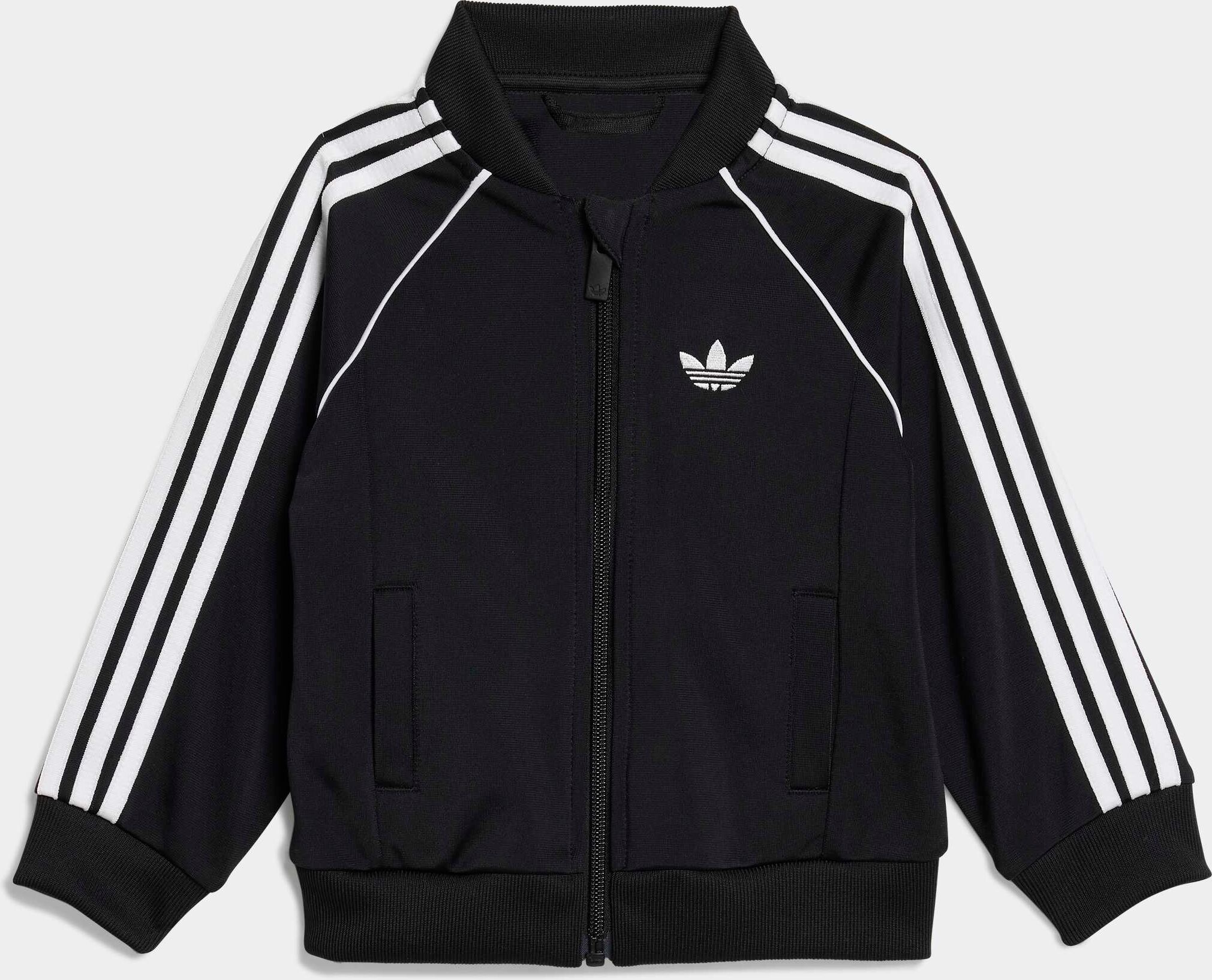 Trainingsanzug ADIDAS ORIGINALS "SST", Kinder, Gr. 62, schwarz, Obermaterial: 100% Polyester, Sportanzüge Trainingsanzug schwarz 62