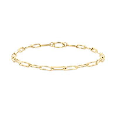 Fußkette TAMARIS "Charms Series", gold (gelbgoldfarben), Fußketten, Damen, Edelstahl