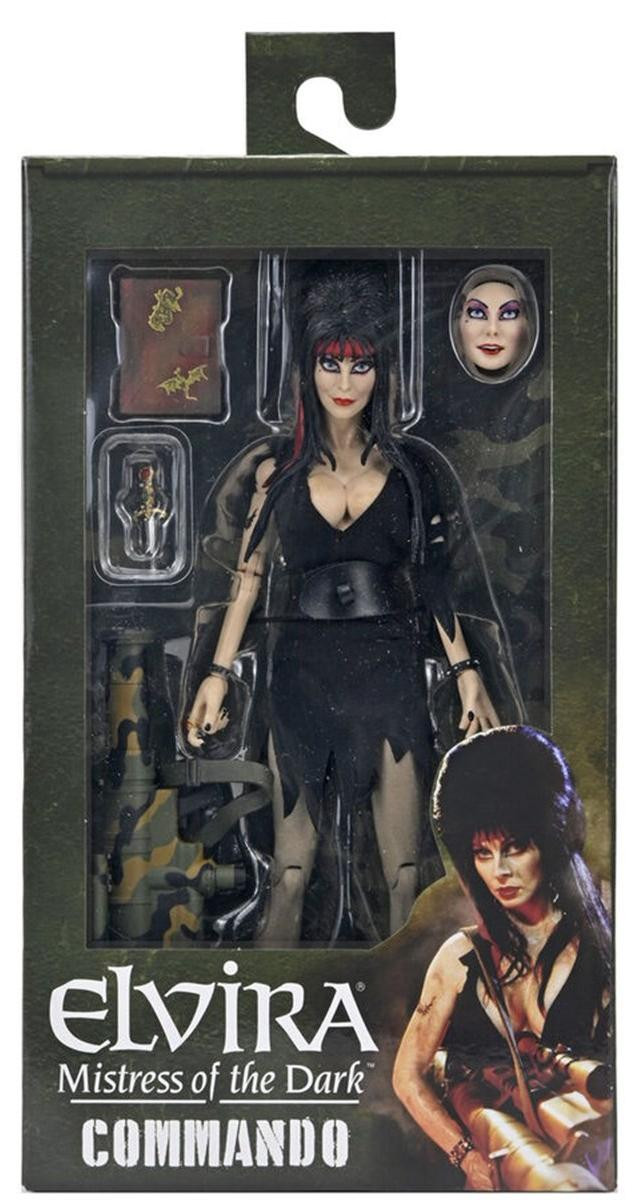 NECA Elvira Commando Actiefiguur met kleding, 20 cm