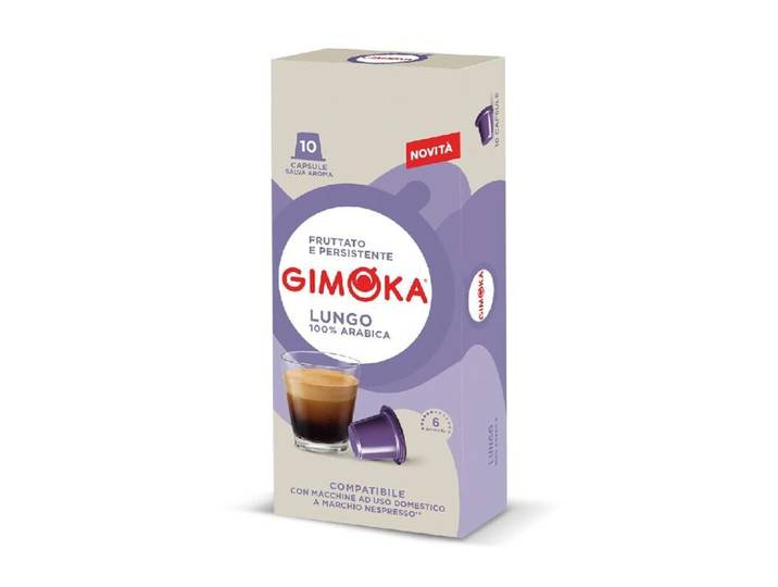 GIMOKA Nespresso Compatible Capsules Lungo 10 capsules 55 g