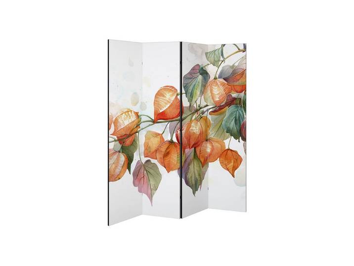 SPACEREBELS Paravent FLEETING DAYS (1 St), Raumteiler mit 4 Paneelen, einseitig bedruckt, 152 x 168 cm