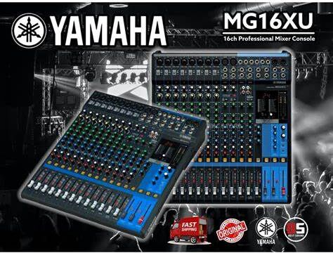 Yamaha MG16XU 16-Channel Analogue USB Mixer, New