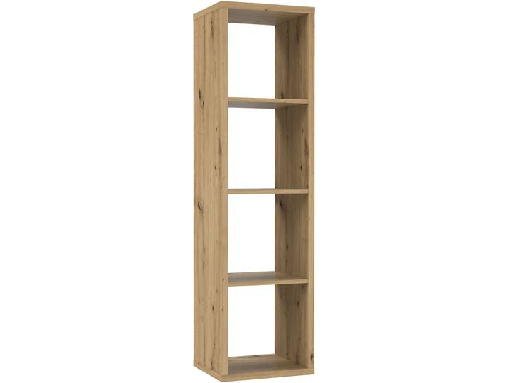 Standregal FORTE Mauro, FSC-zertifiziert , braun (artisan eich), B:38,2cm H:141,8cm T:32,9cm, Holzwerkstoff, Regale, Standregal, Fachgrösse 33x33cm, 4 Fächer