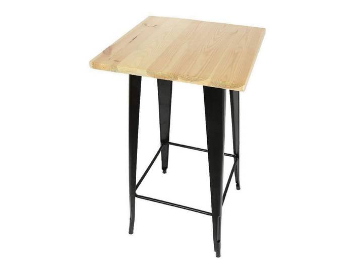 LuxusKollektion Bartisch Bartisch Holz Metall 60x60x110cm Industrie (1-St)