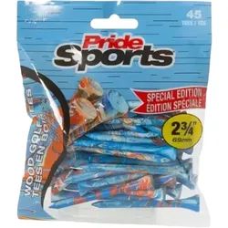 Golf Pride Tees Splatter 69mm - 45er Pack, blau/orange