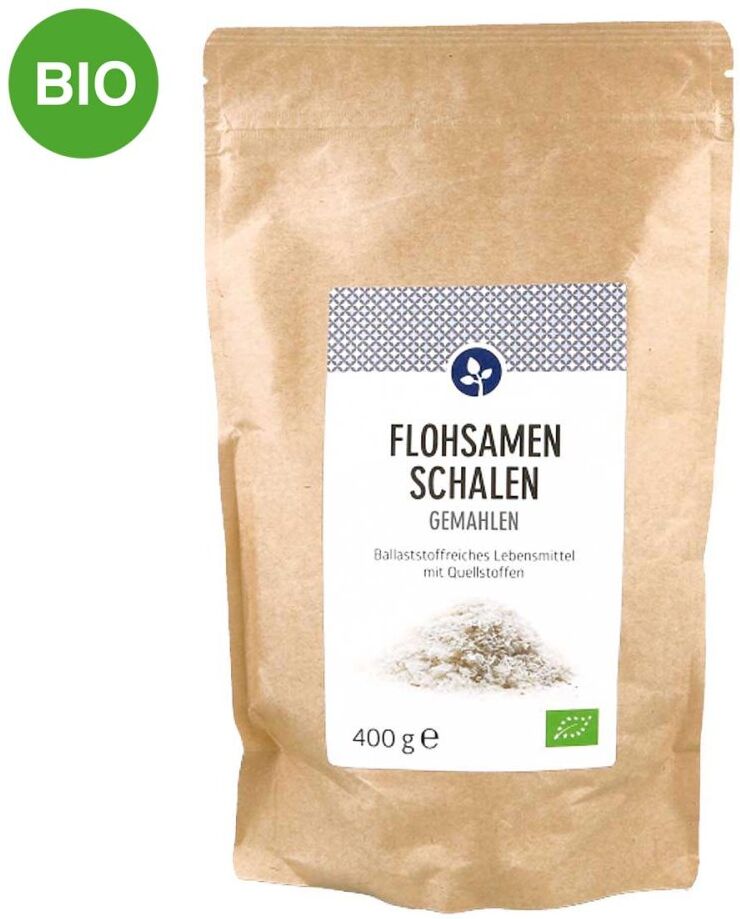 Aleavedis Naturprodukte Flohsamenschalen gemahlen Bio Pulver