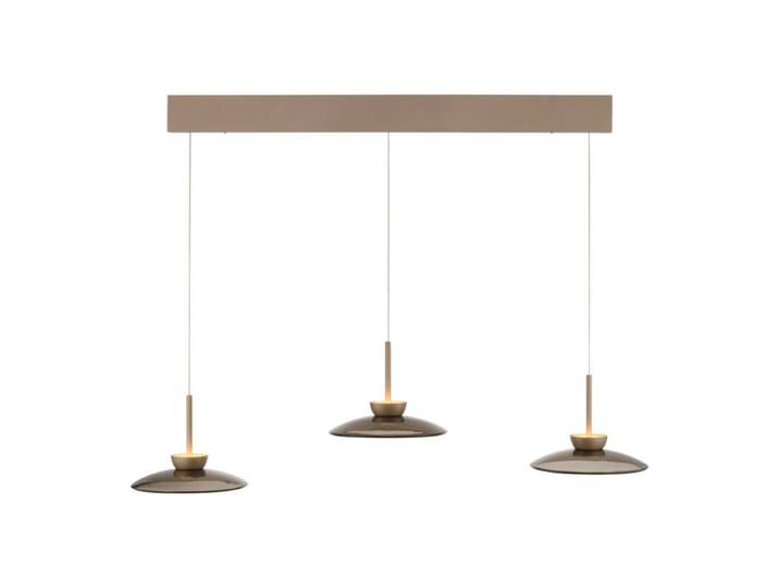 Paul Neuhaus Pendelleuchte Pure-Moon, Bronze, Comfort-Liftsystem