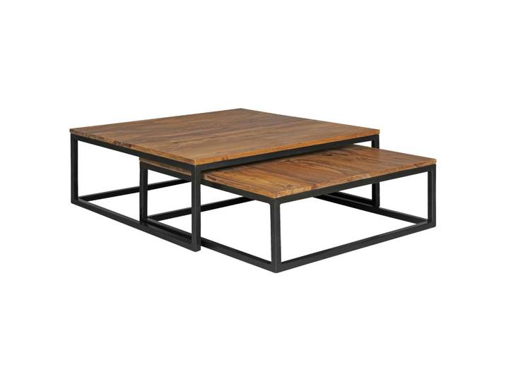 Couchtischset Akola , 2-er Set, aus Sheesham