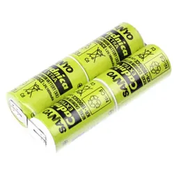 Panasonic E-Pack 4,8V 1800mAh - L2x2 LF Z-Form Zelle Sub-C, KR-1800SCE
