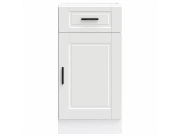 Blanc Armoire cuisine CHIC Cabinet de cuisine rectangulaire Porto blanc bois d'ingénierie 40x46x81.5 cm N7989