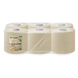 Lucart Eco Natural 180 Mini-Jumbo Toilettenpapier – 12 Rollen