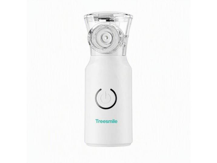 Treesmile JM-841 Nébuliseur en maille, Portable, Réservoir de médicament de 8 ml, Deux modes de brume, Silencieux, Détection sans eau, Autonettoyant, pour soins à domicile