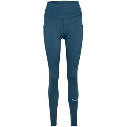 hummel, Damen, Tights, Hmlhiit Intensity High Waist Tights (XL), Blau