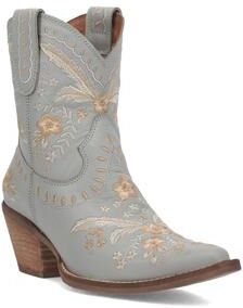 Women's Primrose Mid Calf Western Boot by Dingo in Blue (Size 6 M)