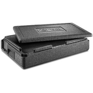 thermohauser Thermobox Gastrostar schwarz, 15 Liter, Kunststoff EPP, GN 1/1, 60 x 40 x 14,5 cm