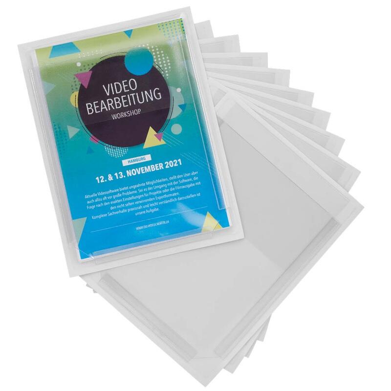 EICHNER Dokumentenhüllen selbstklebend A5 transparent 9218-02014