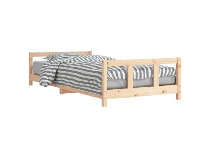 vidaXL Kinderbett 90x200 cm Massivholz Kiefer