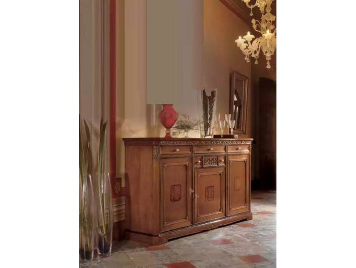 JVmoebel Sideboard Elegantes Massivholz-Möbel im italienischen Art-déco-Stil (1 St., Sideboard), Made in Europa