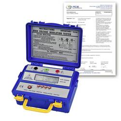 PCE Instruments PCE-IT414-ICA Isolationsmessgerät kalibriert (ISO) 1000 V, 2500 V, 5000 V, 10000 V 600 MΩ