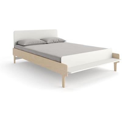 Oeuf River Full Bed - White/Birch