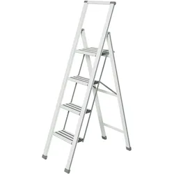 Klapptrittleiter DESIGN (BHT 44x144x87 cm) - BHT 44x144x87 cm